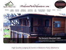 Tablet Screenshot of medicineparkadventures.com